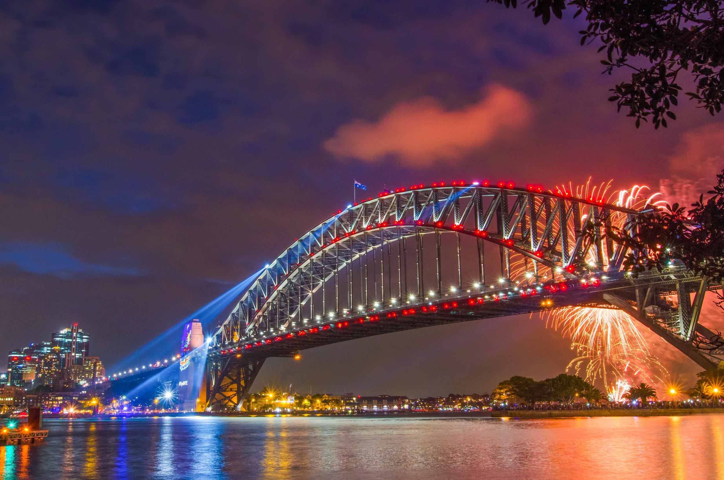 feu d'artifice nouvel an sydney mary booth reserve
