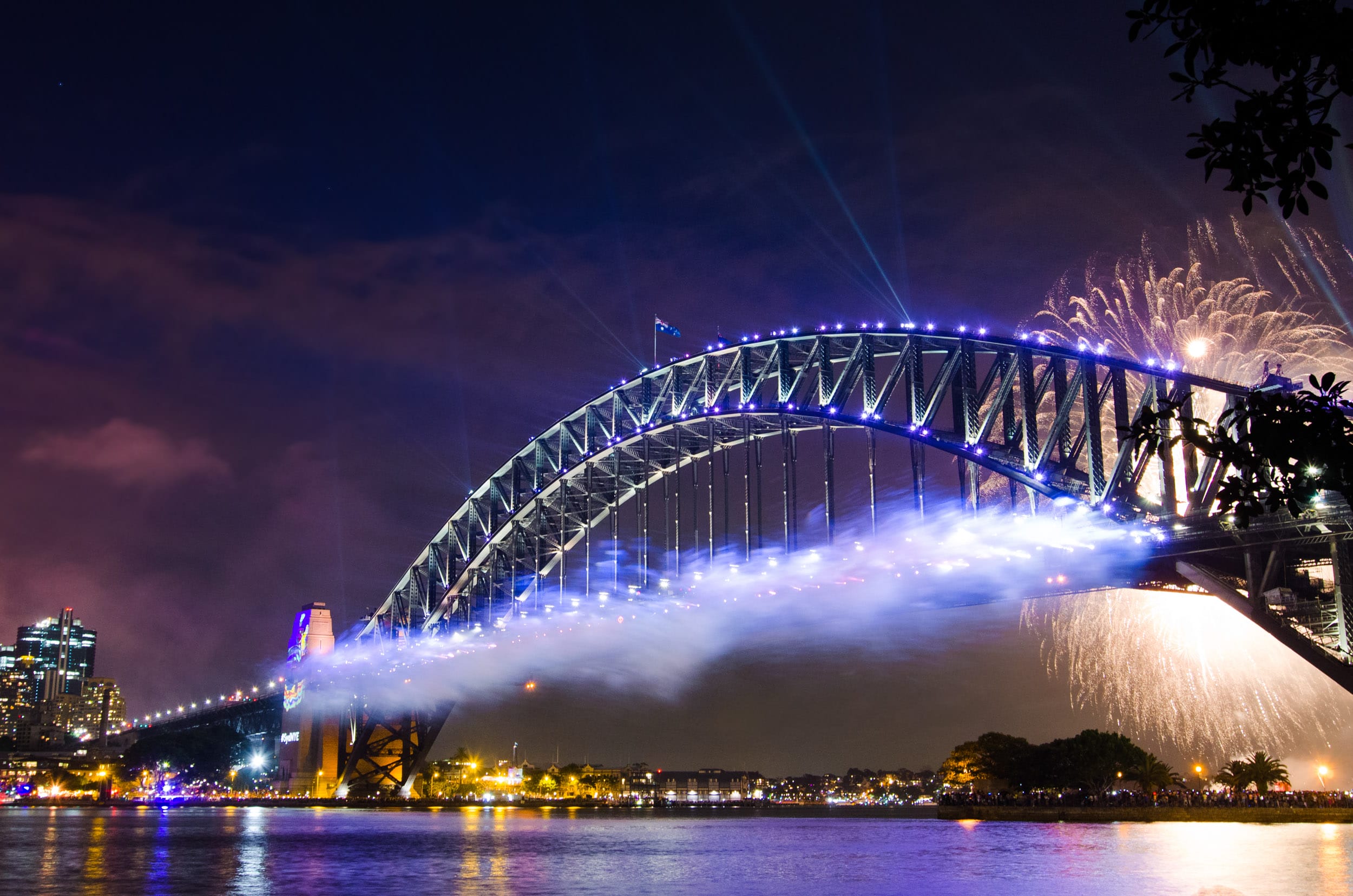 feu d'artifice nouvel an sydney mary booth reserve
