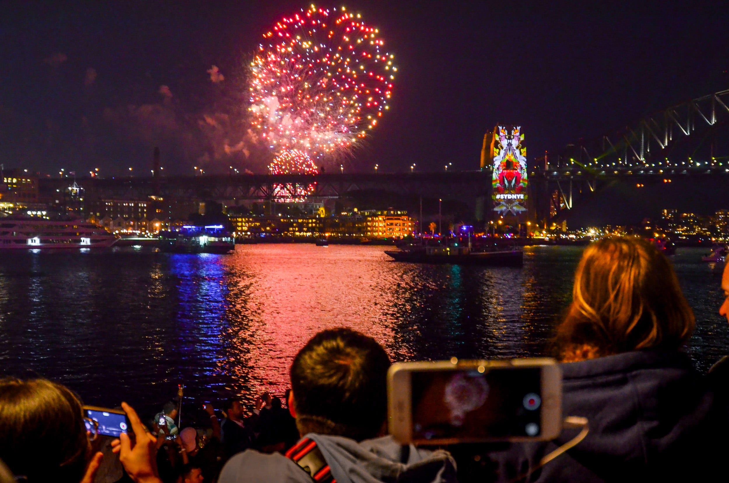 nouvel an sydney feux d'artifice opera house