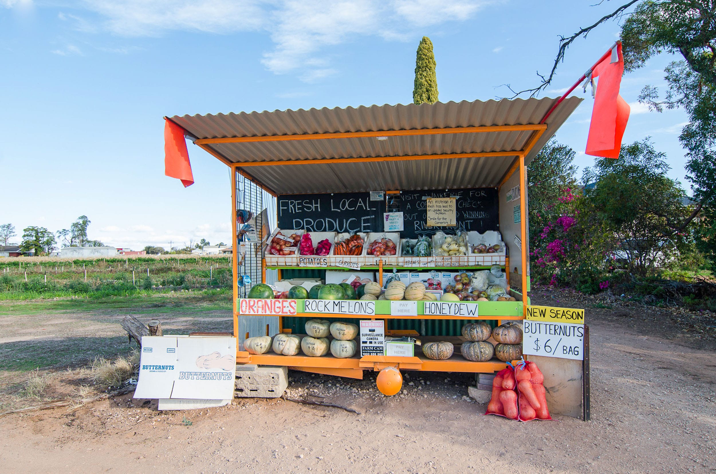 stand honesty box présentation de l'australie
