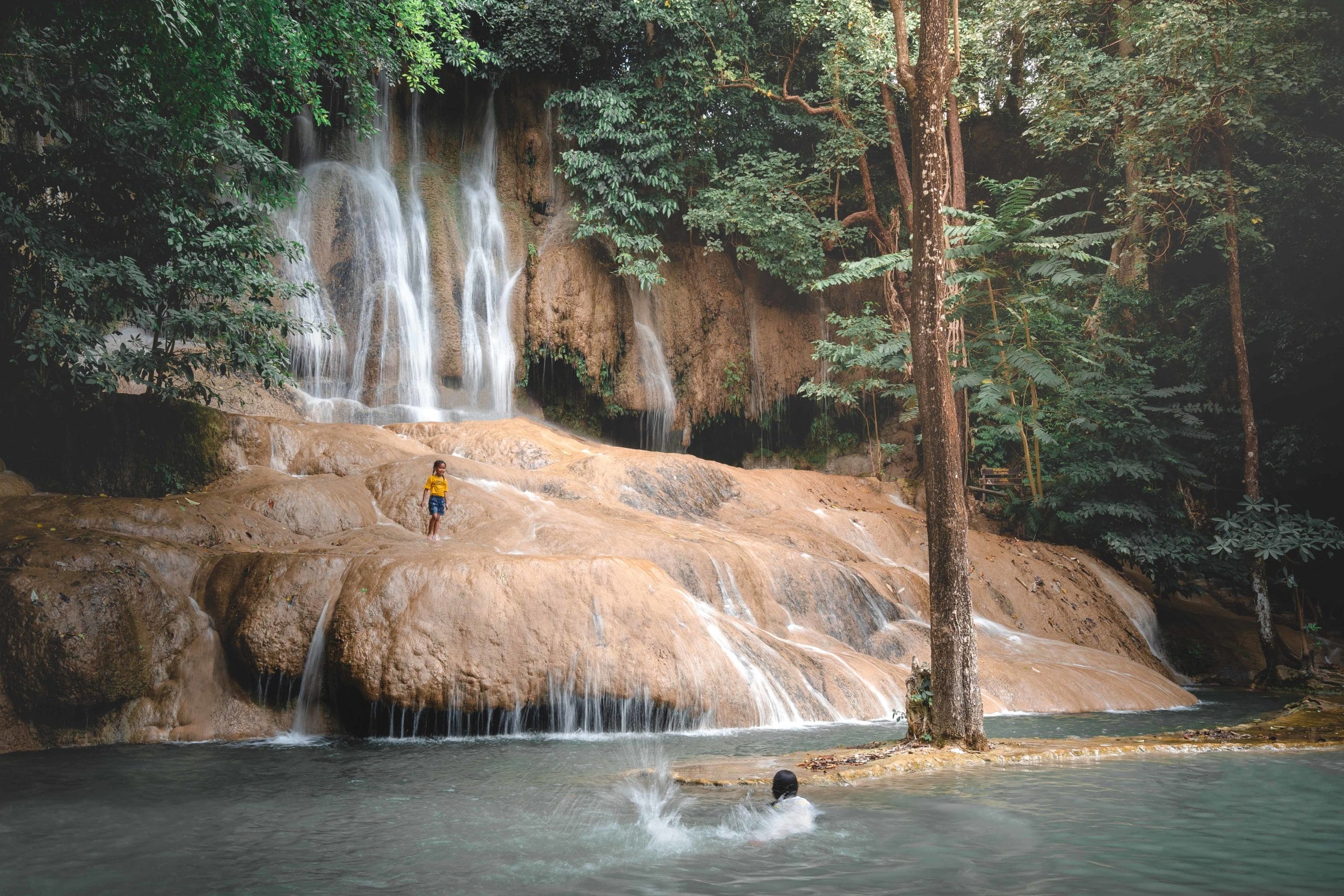 nam tok sai yok noi waterfall kanchanaburi