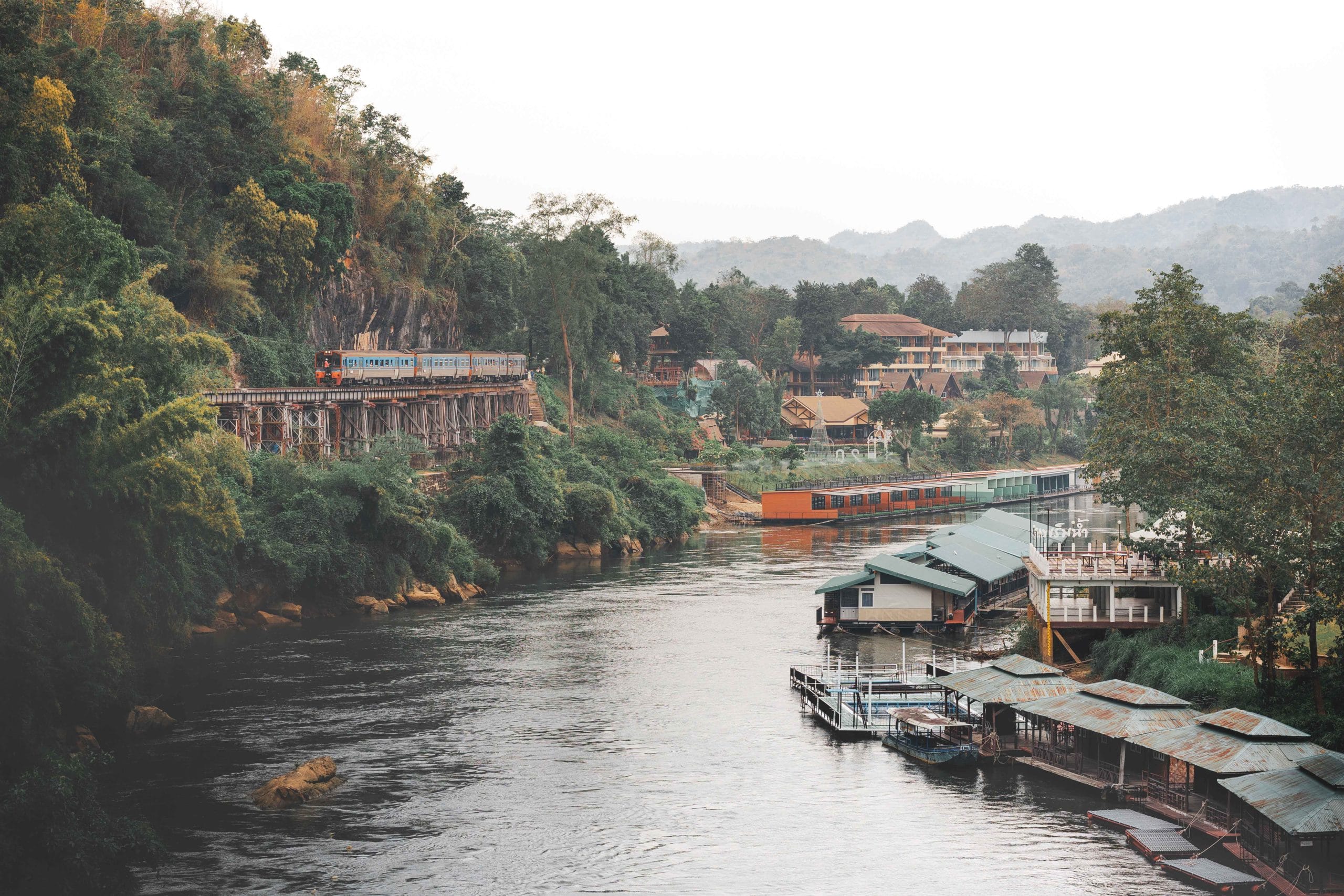 tham krasae railway bridge kanchanaburi